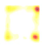Heat map of rodent movement in open field test